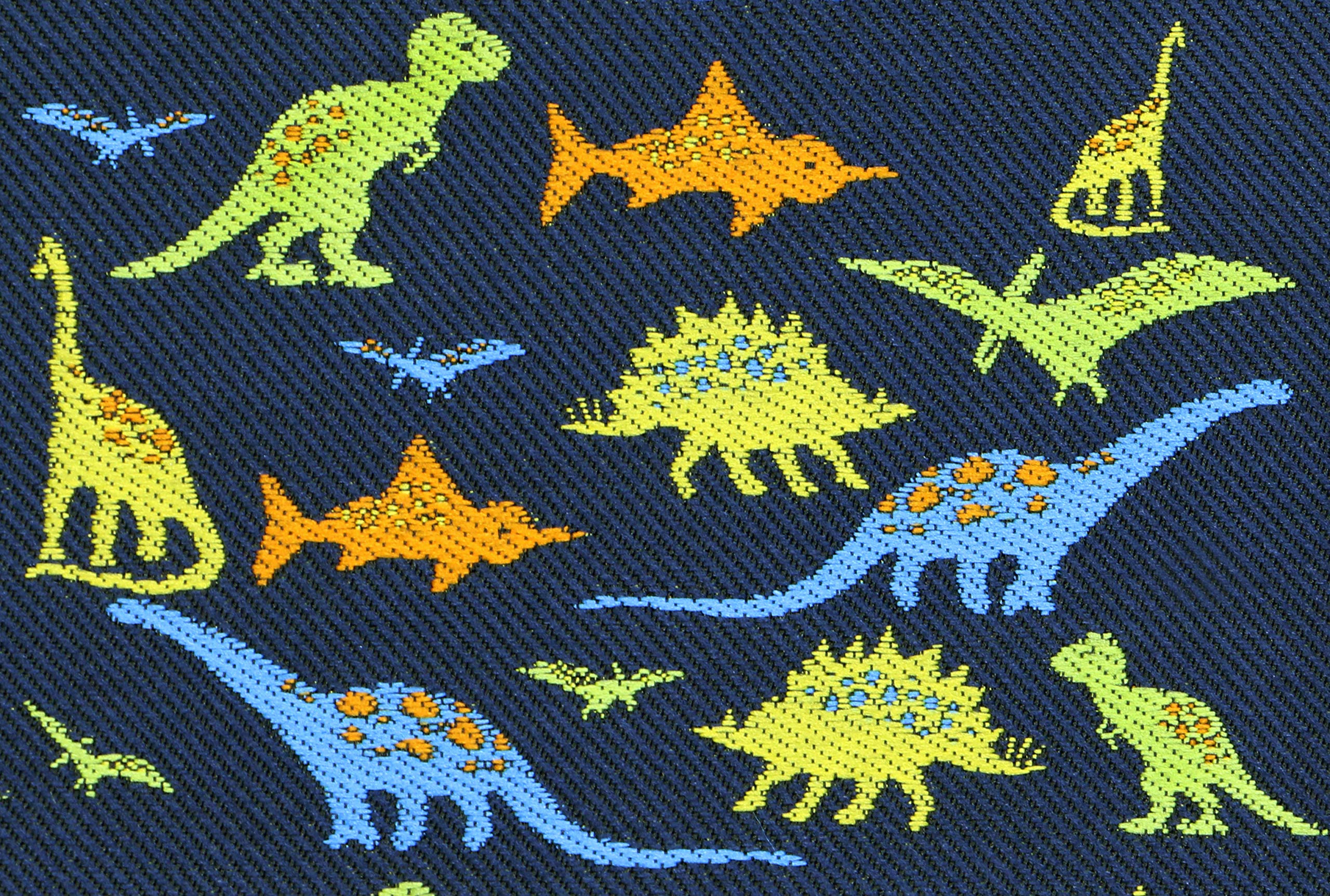 OCIA Boys Dinosaur Sharks Pattern Pre-Tied Bowtie Kids Adjustable Bow Tie - Image 6