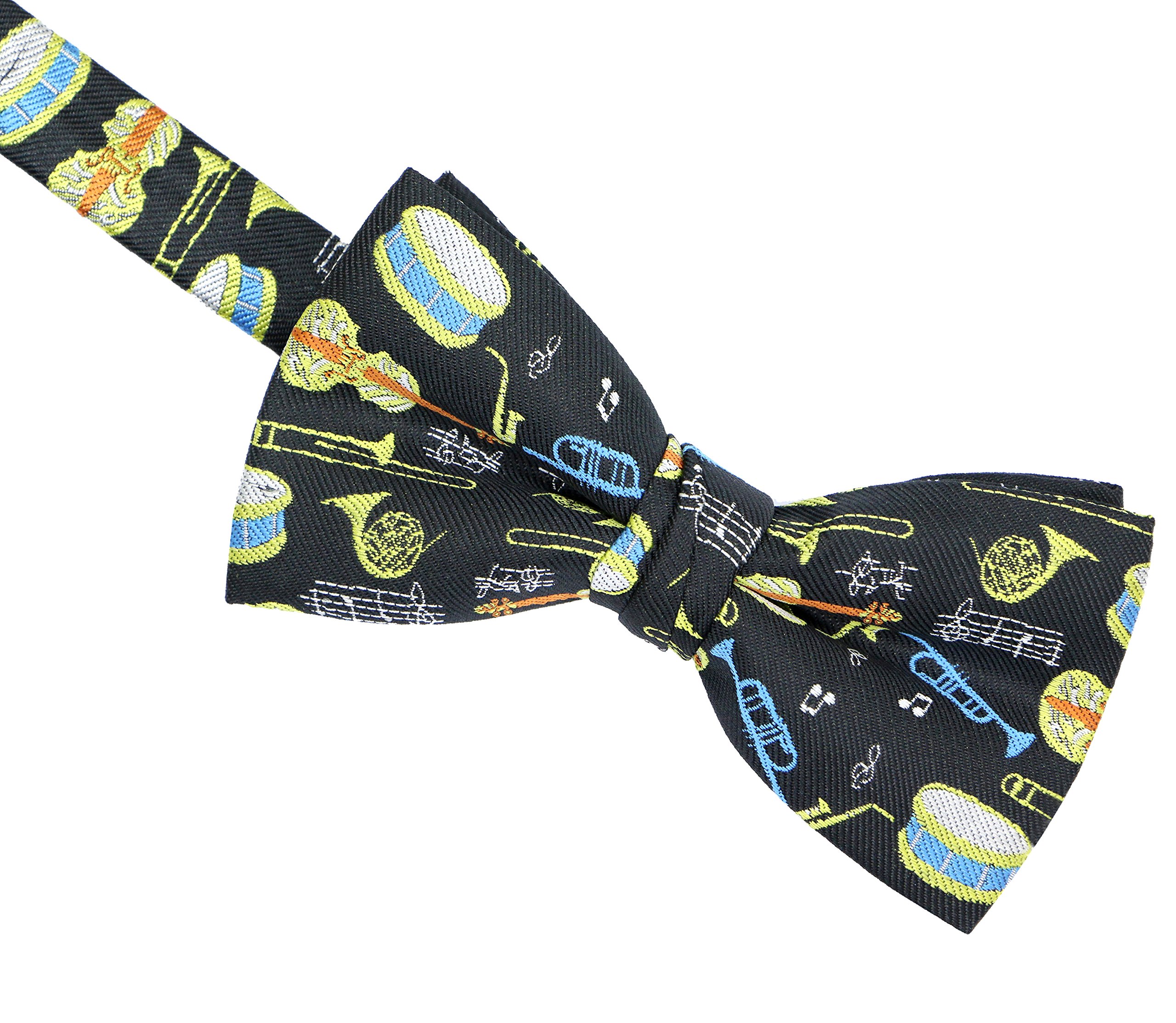 OCIA Boys Dinosaur Sharks Pattern Pre-Tied Bowtie Kids Adjustable Bow Tie - Image 3