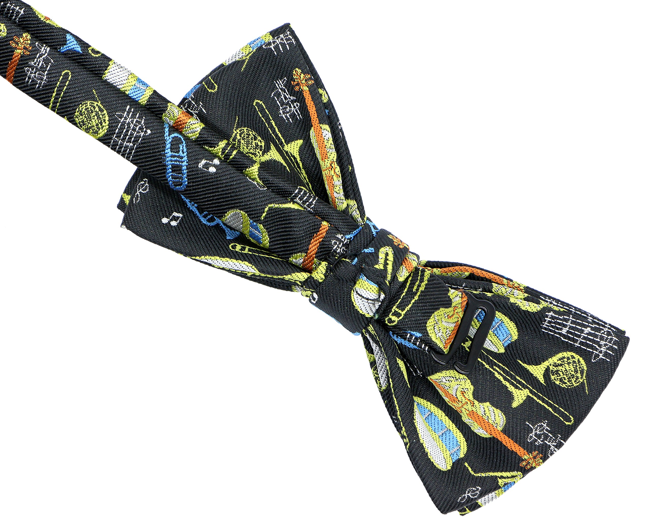 OCIA Boys Dinosaur Sharks Pattern Pre-Tied Bowtie Kids Adjustable Bow Tie - Image 4
