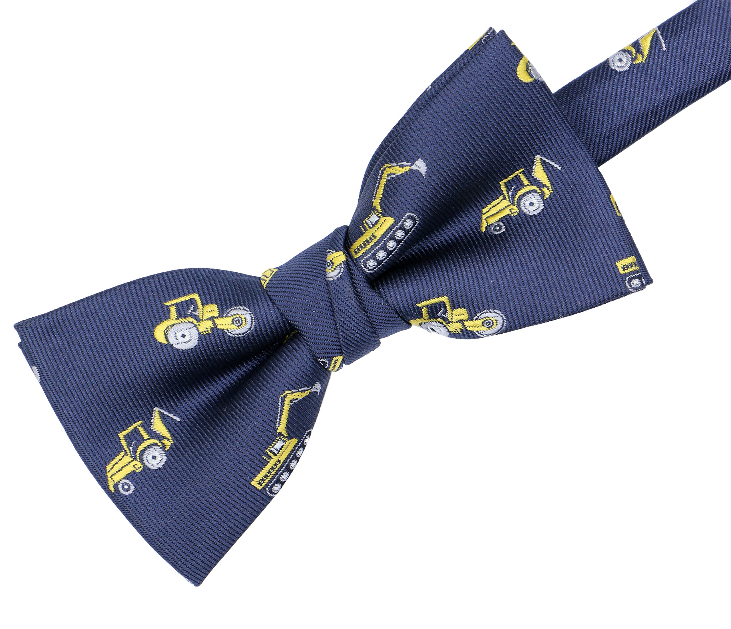 OCIA Boys Dinosaur Sharks Pattern Pre-Tied Bowtie Kids Adjustable Bow Tie - Image 3