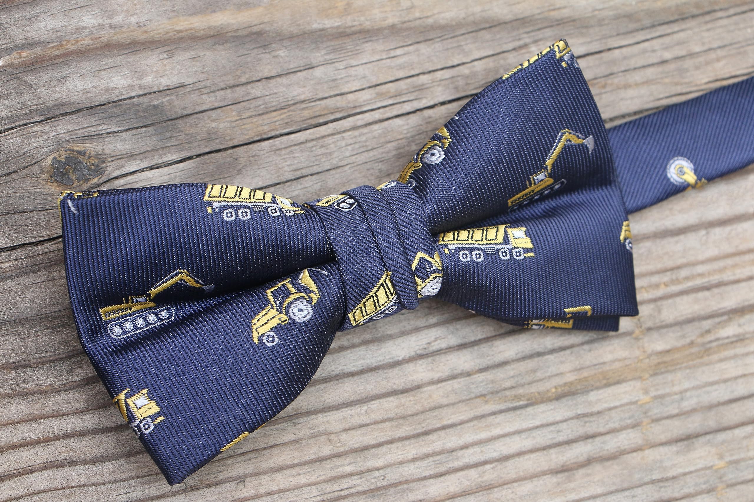 OCIA Boys Dinosaur Sharks Pattern Pre-Tied Bowtie Kids Adjustable Bow Tie - Image 5