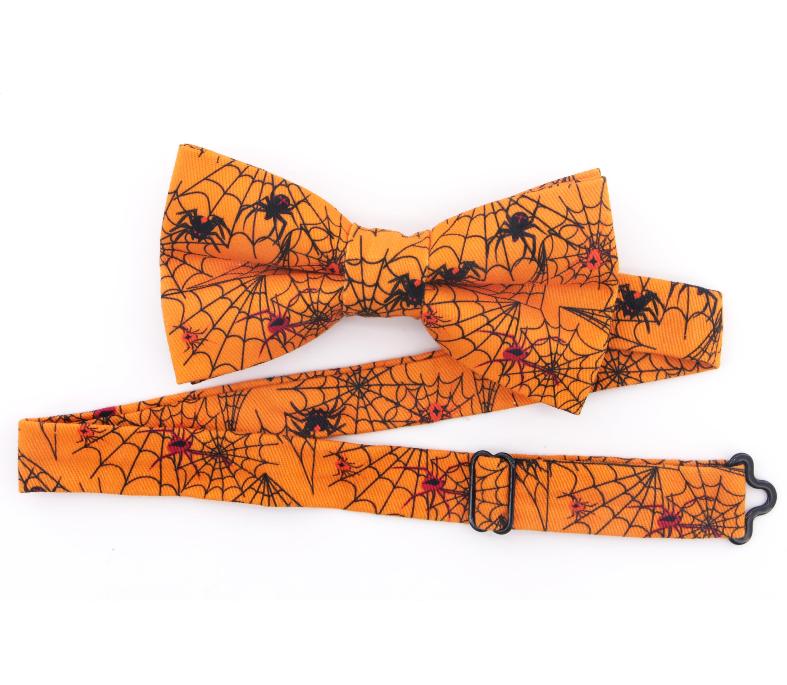 OCIA Cotton Festival Pattern Printed Bow Tie Adjustable Pre-tied Bowtie for Mens - Image 3