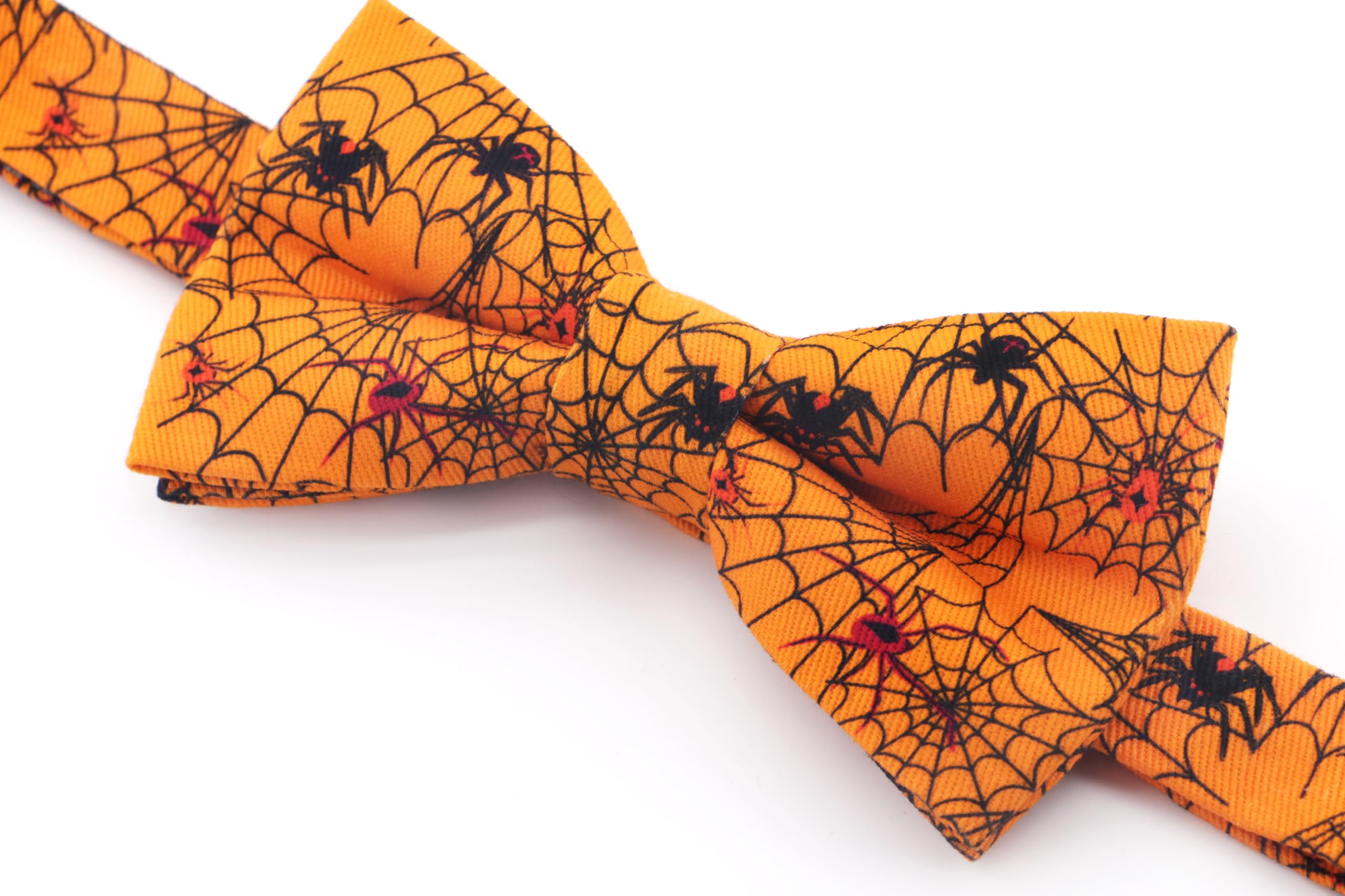 OCIA Cotton Festival Pattern Printed Bow Tie Adjustable Pre-tied Bowtie for Mens - Image 5