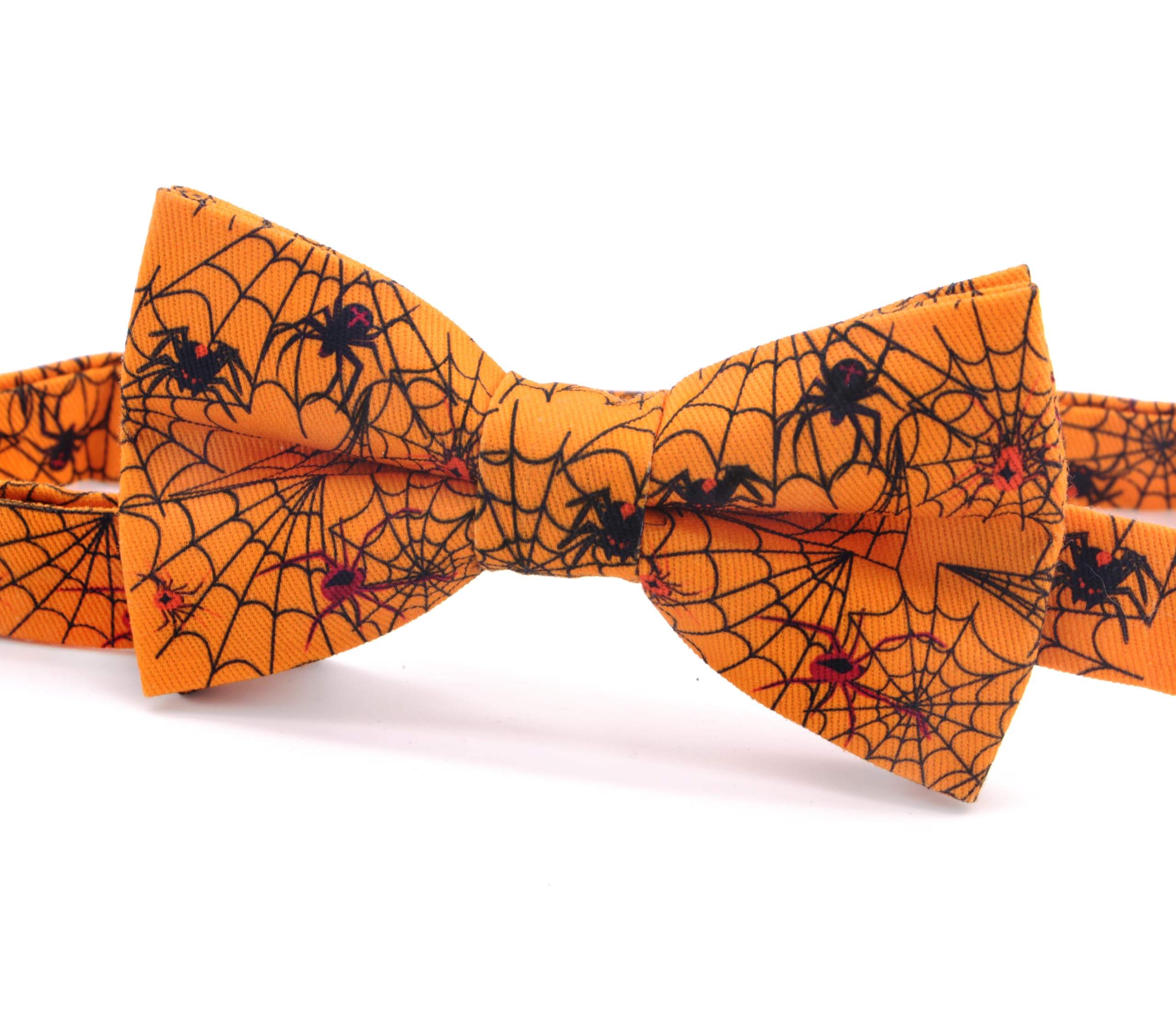 OCIA Cotton Festival Pattern Printed Bow Tie Adjustable Pre-tied Bowtie for Mens - Image 6