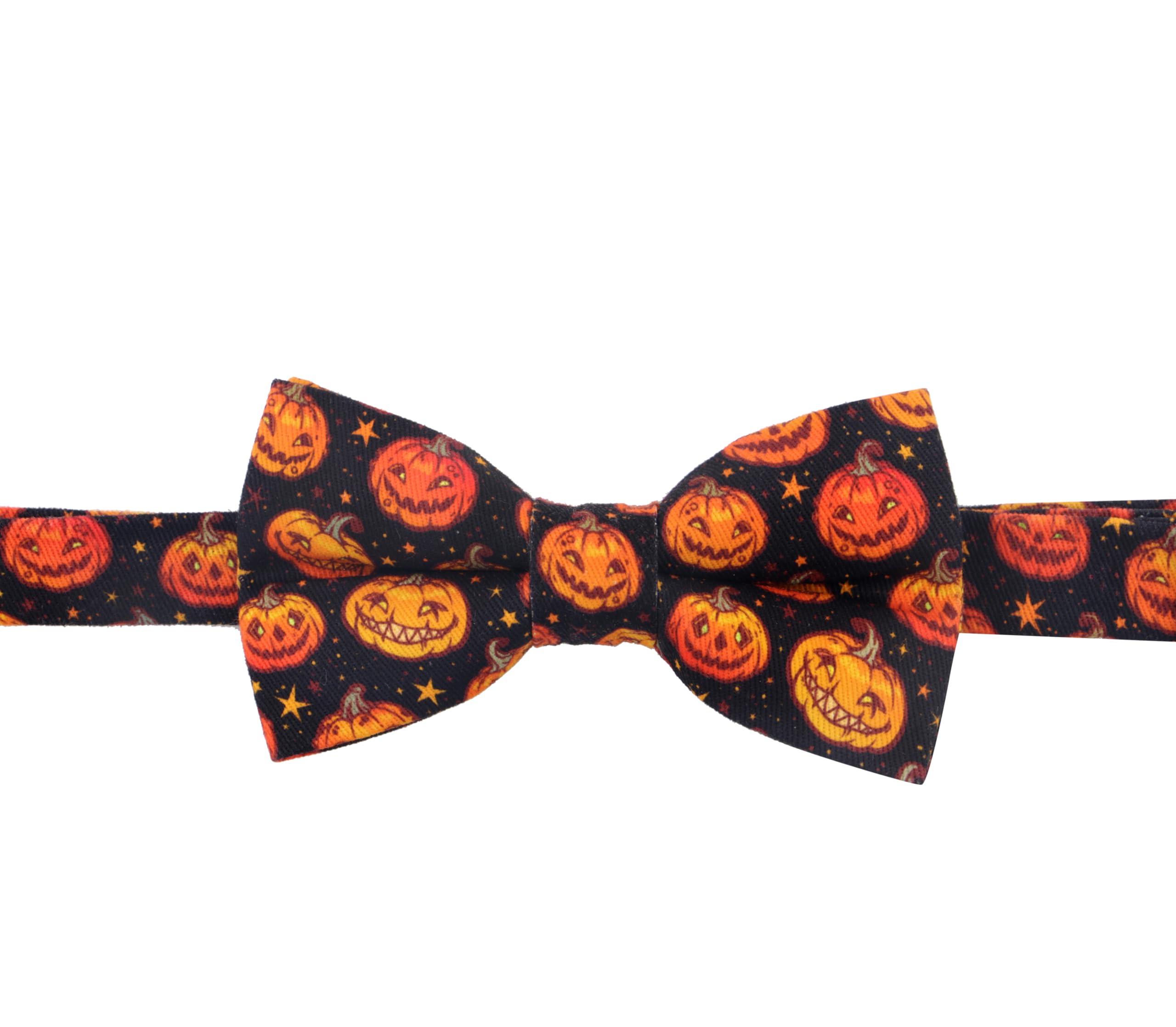 OCIA Cotton Festival Pattern Printed Bow Tie Adjustable Pre-tied Bowtie for Mens - Image 4
