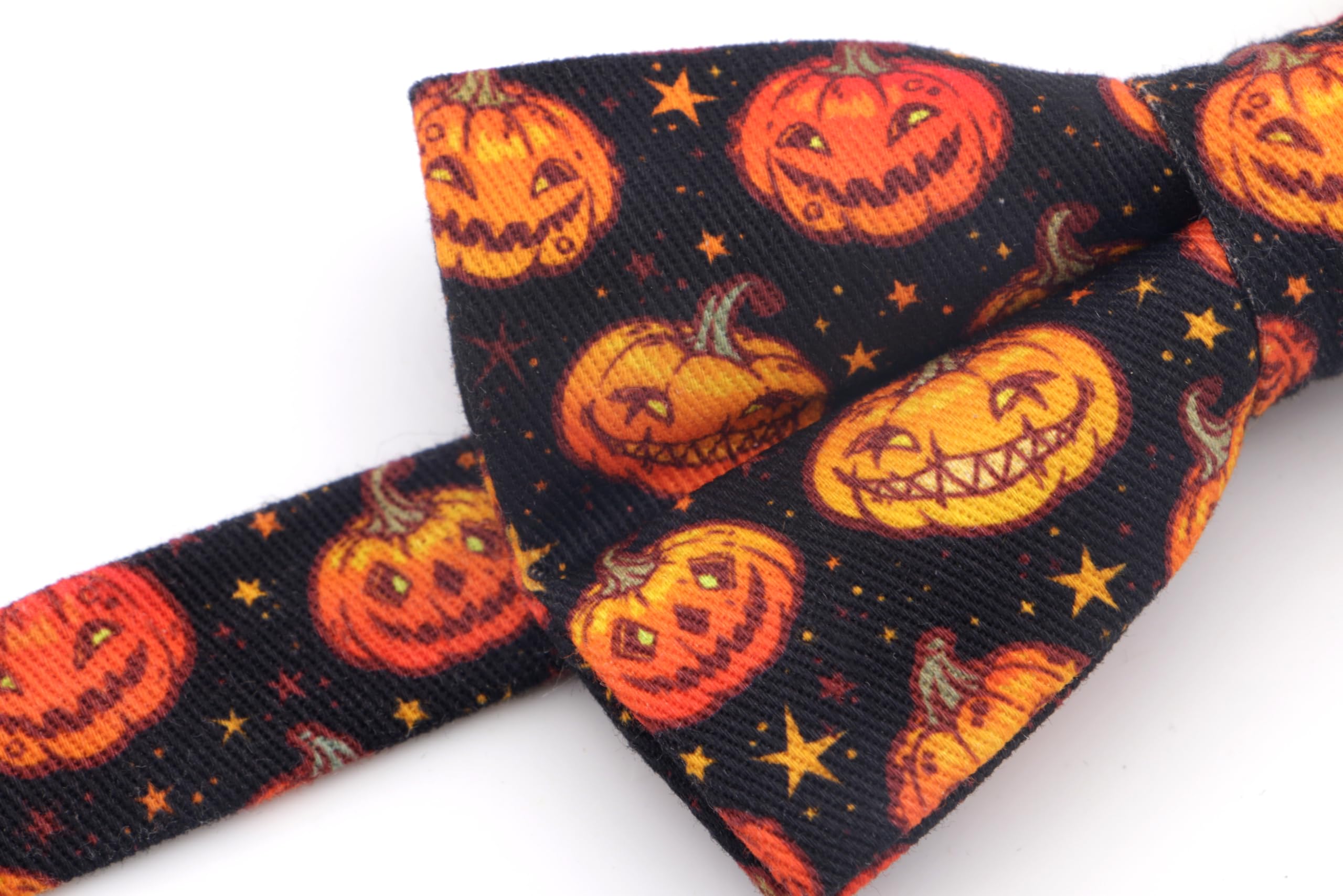 OCIA Cotton Festival Pattern Printed Bow Tie Adjustable Pre-tied Bowtie for Mens - Image 5