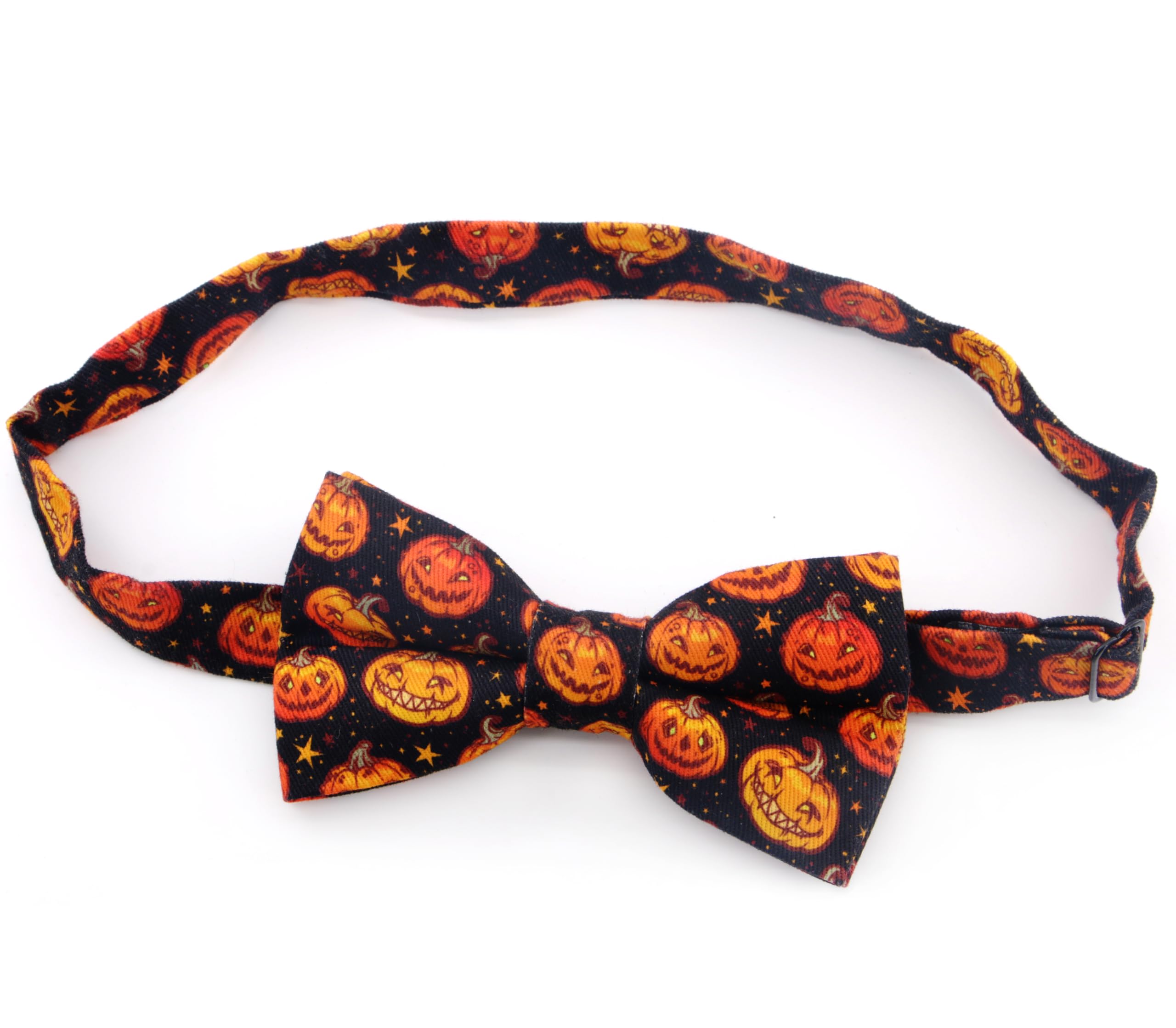 OCIA Cotton Festival Pattern Printed Bow Tie Adjustable Pre-tied Bowtie for Mens - Image 7