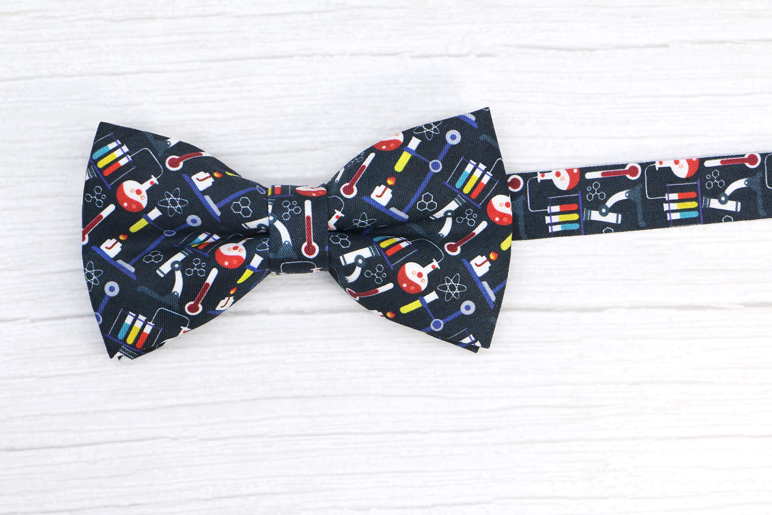 OCIA Cotton Pattern Printed Bow Tie Pre-tied Adjustable Bowtie for Mens & Boys - Image 4