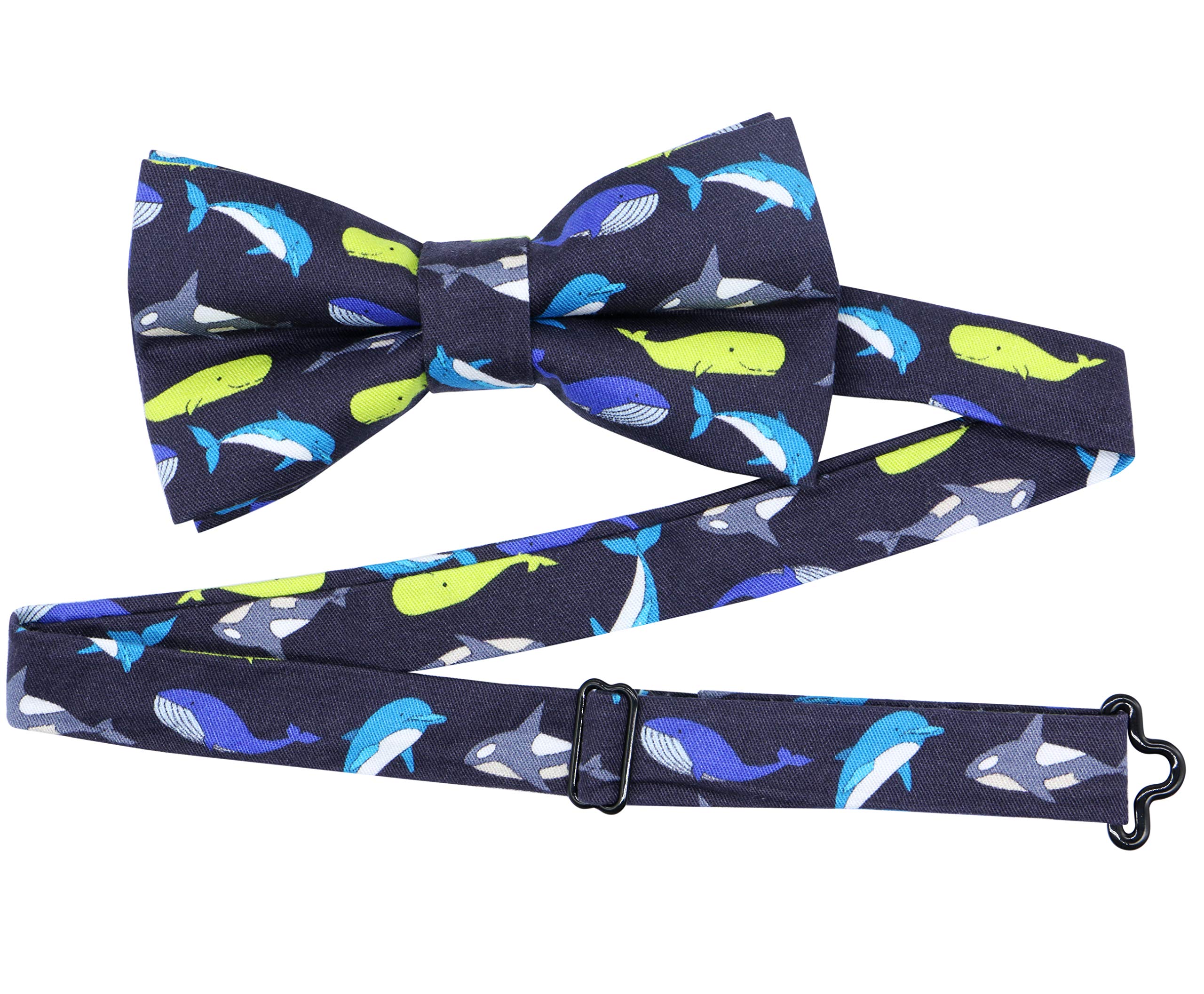 OCIA Cute Pattern Pre-tied Bow Tie Adjustable Bowties for Adult & Children - Image 5