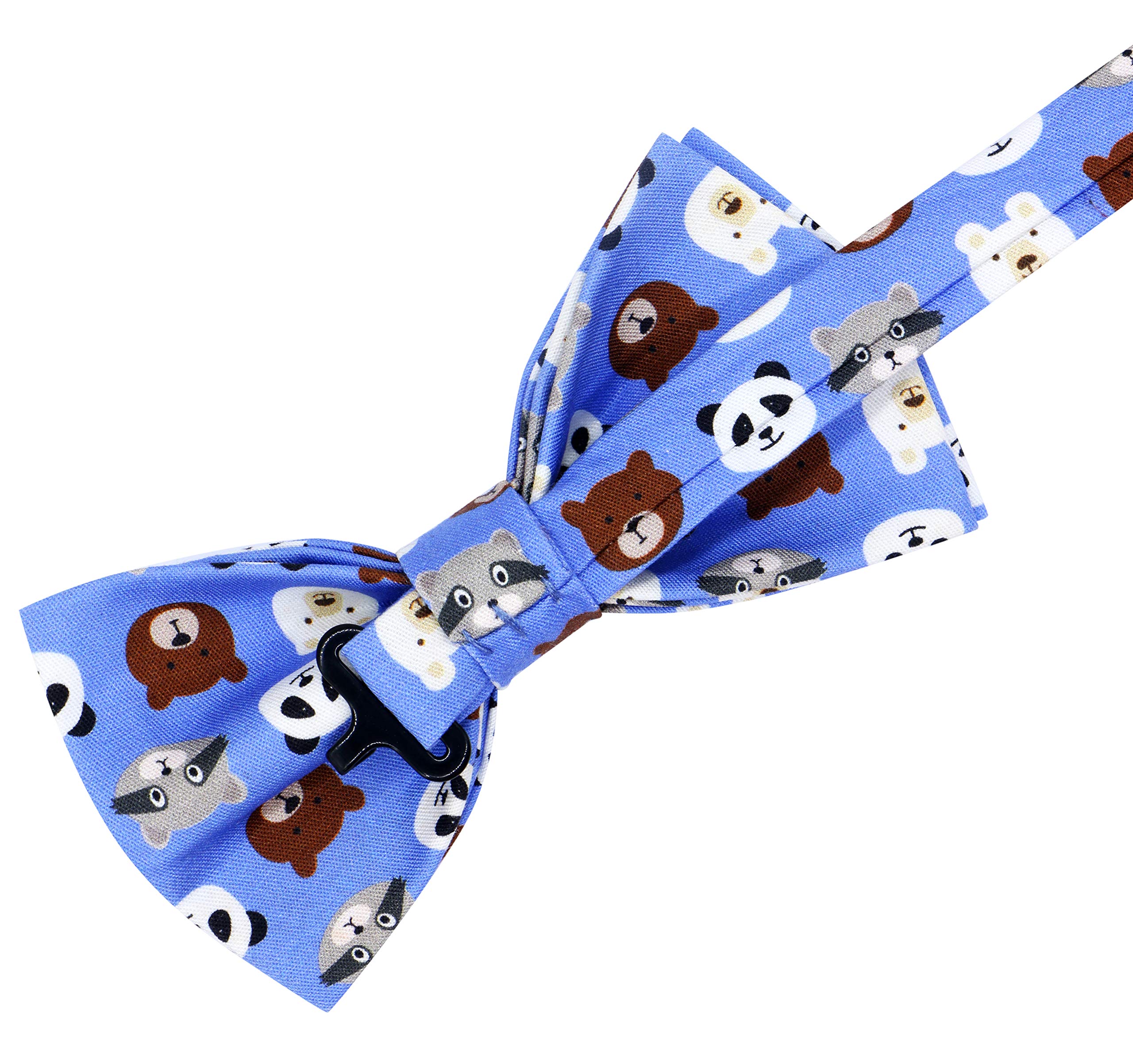 OCIA Cute Pattern Pre-tied Bow Tie Adjustable Bowties for Adult & Children - Image 3