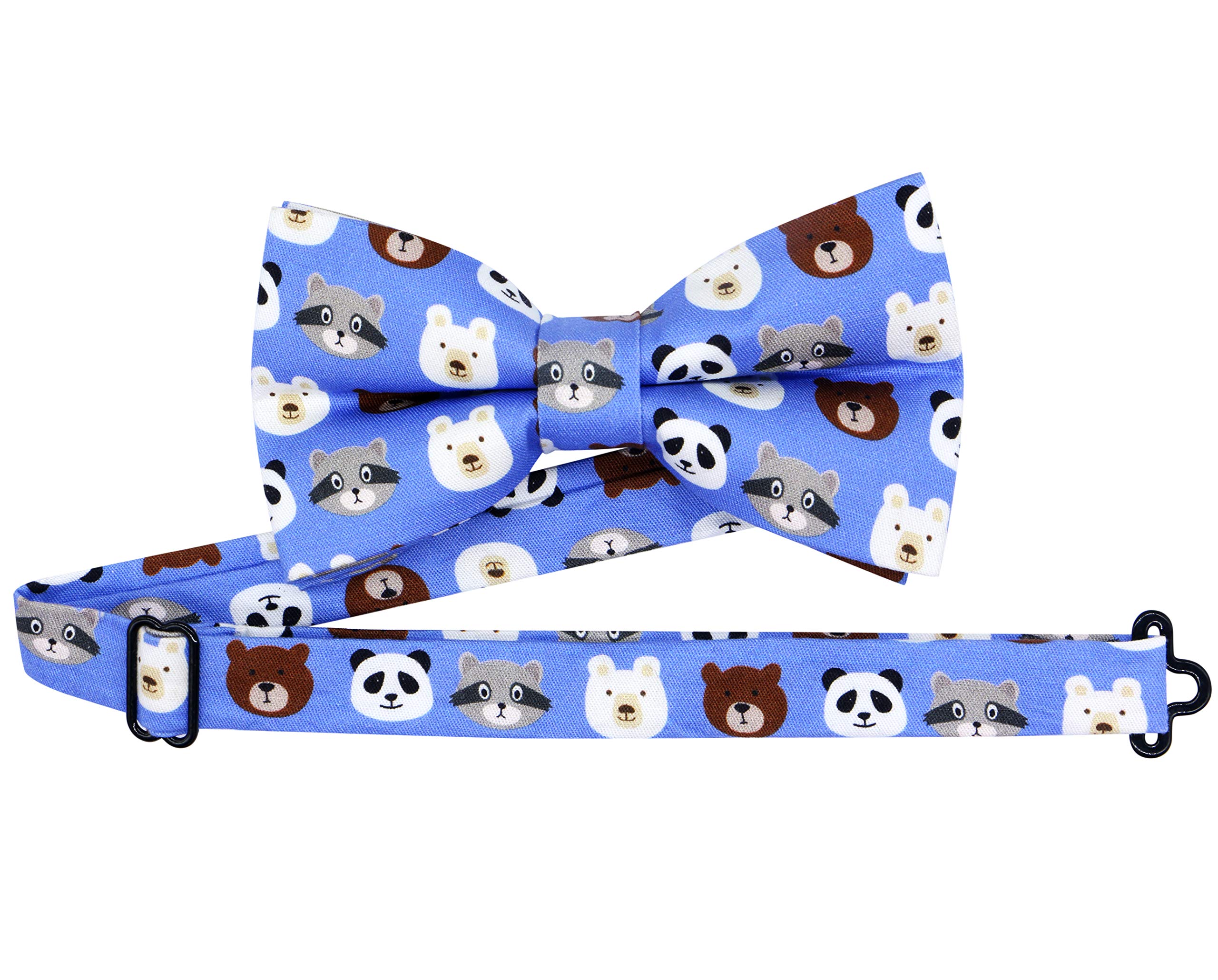 OCIA Cute Pattern Pre-tied Bow Tie Adjustable Bowties for Adult & Children - Image 4