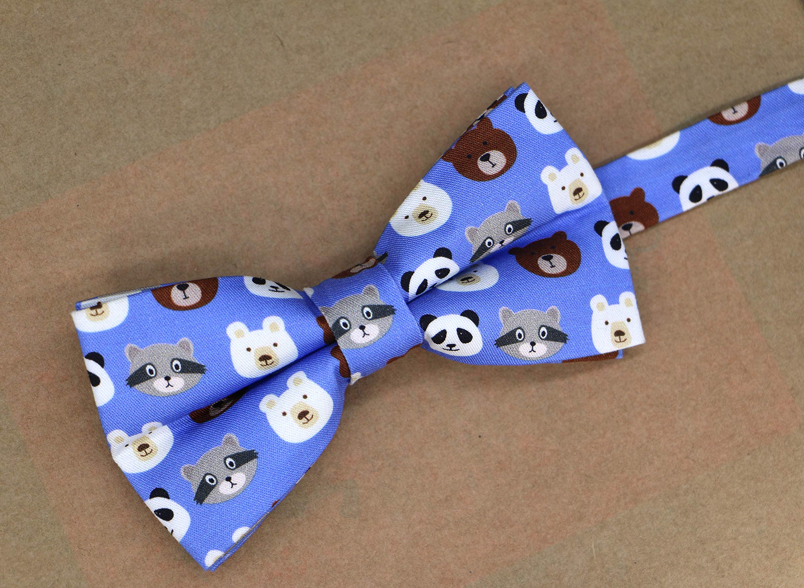 OCIA Cute Pattern Pre-tied Bow Tie Adjustable Bowties for Adult & Children - Image 5