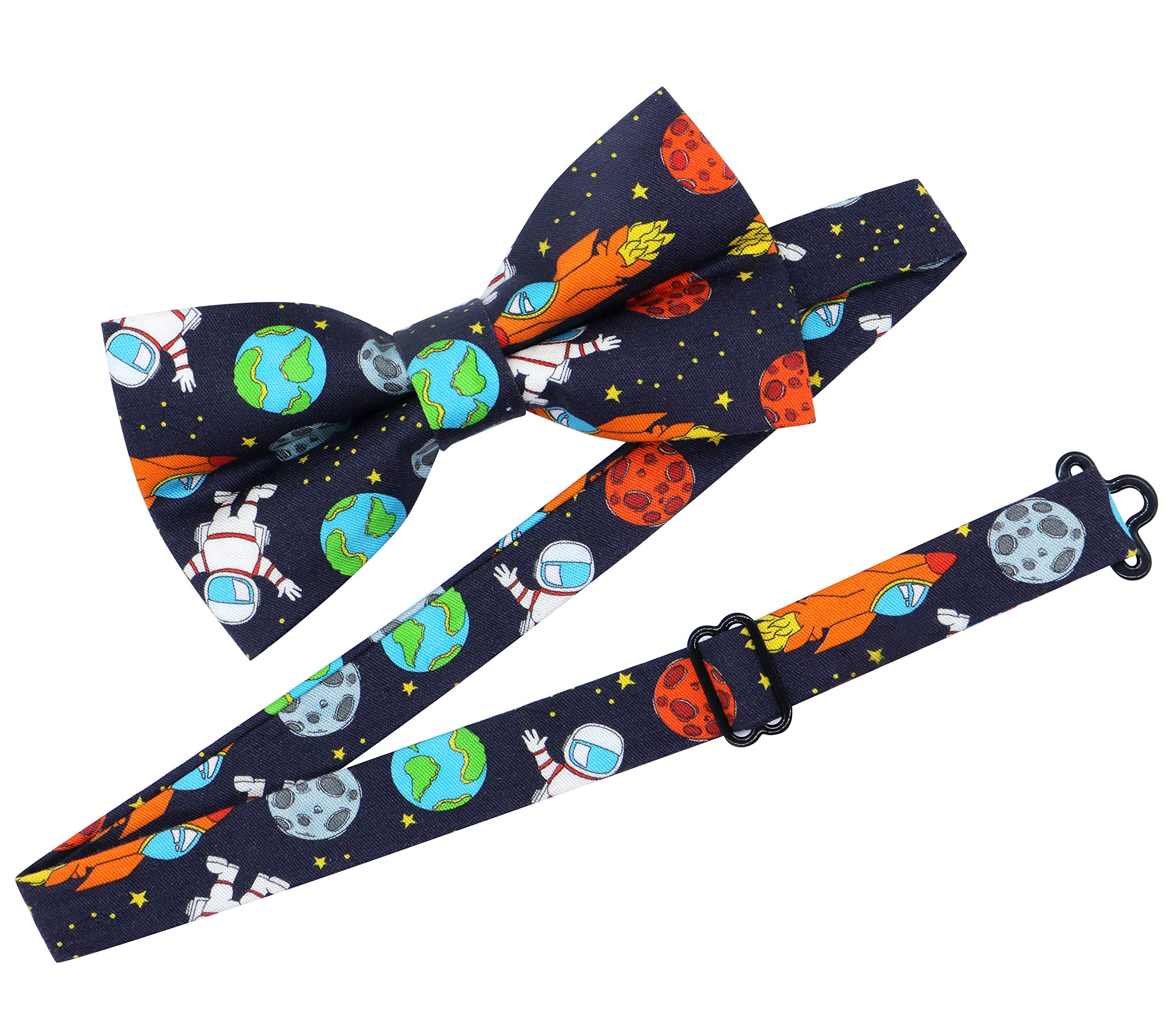OCIA Cute Pattern Pre-tied Bow Tie Adjustable Bowties for Adult & Children - Image 4