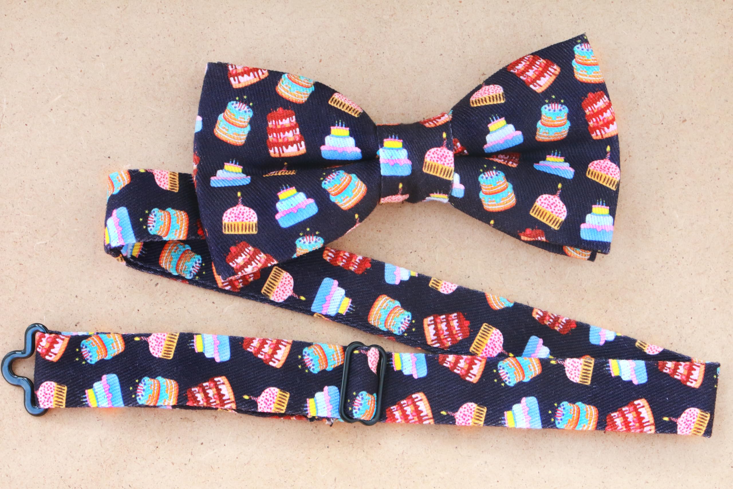 OCIA Cute Pattern Pre-tied Bow Tie Adjustable Bowties for Adult & Children - Image 5