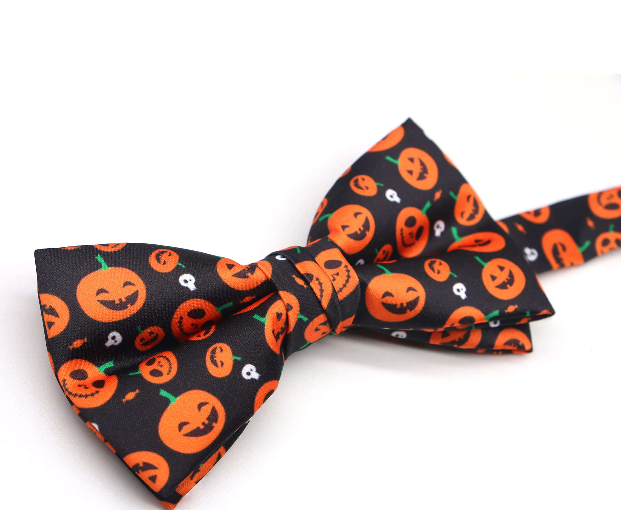 OCIA Holiday Pre-Tied Bowtie Christmas Halloween Festival Pattern Bow Tie for Men Boys - Image 3