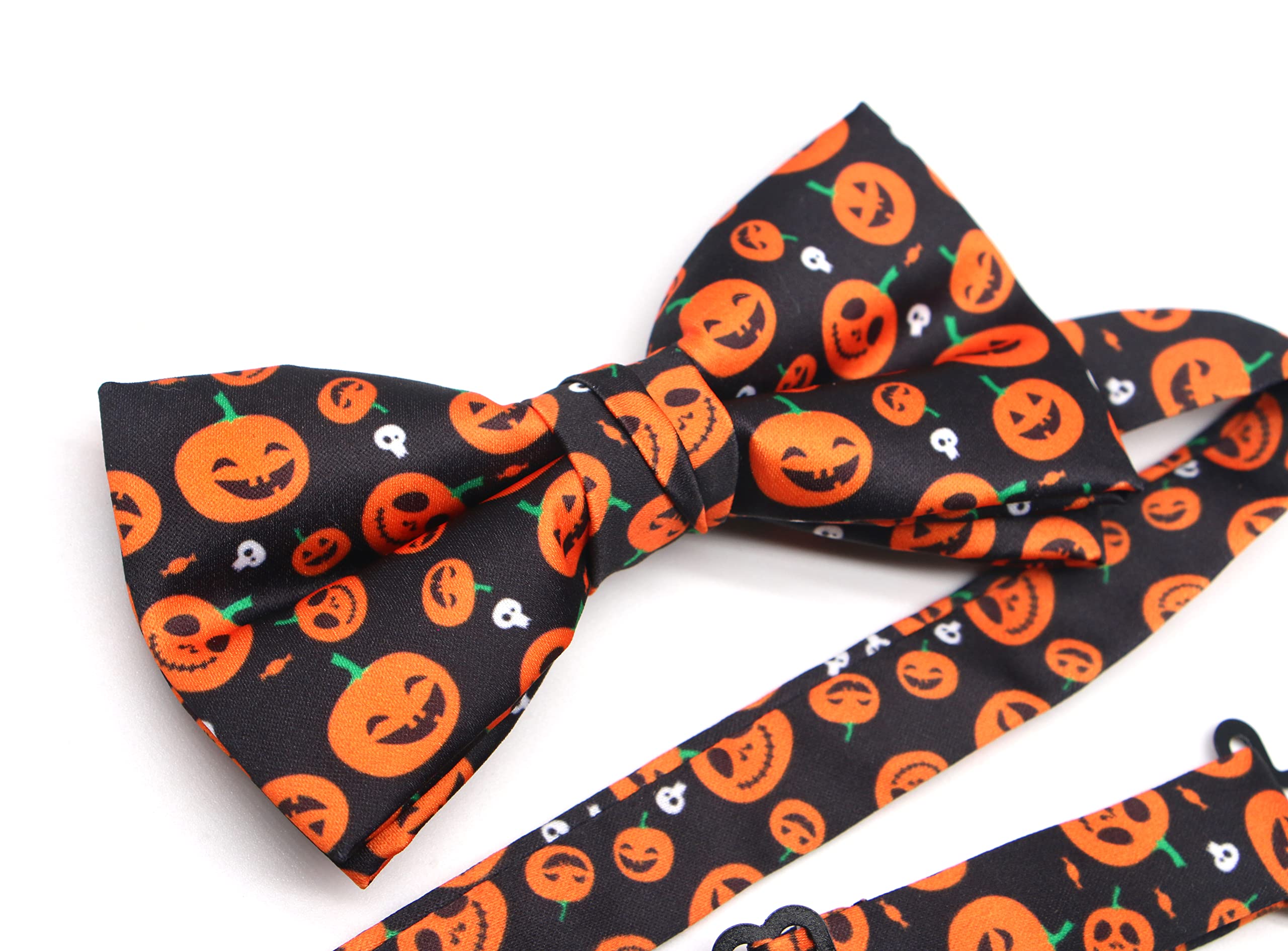 OCIA Holiday Pre-Tied Bowtie Christmas Halloween Festival Pattern Bow Tie for Men Boys - Image 4