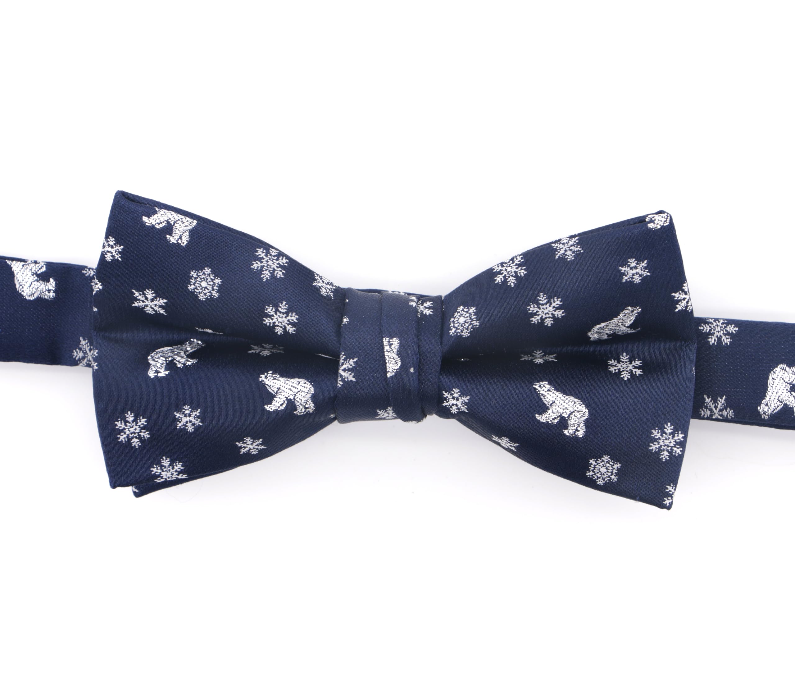 OCIA Holiday Pre-Tied Bowtie Christmas Halloween Festival Pattern Bow Tie for Men Boys - Image 3