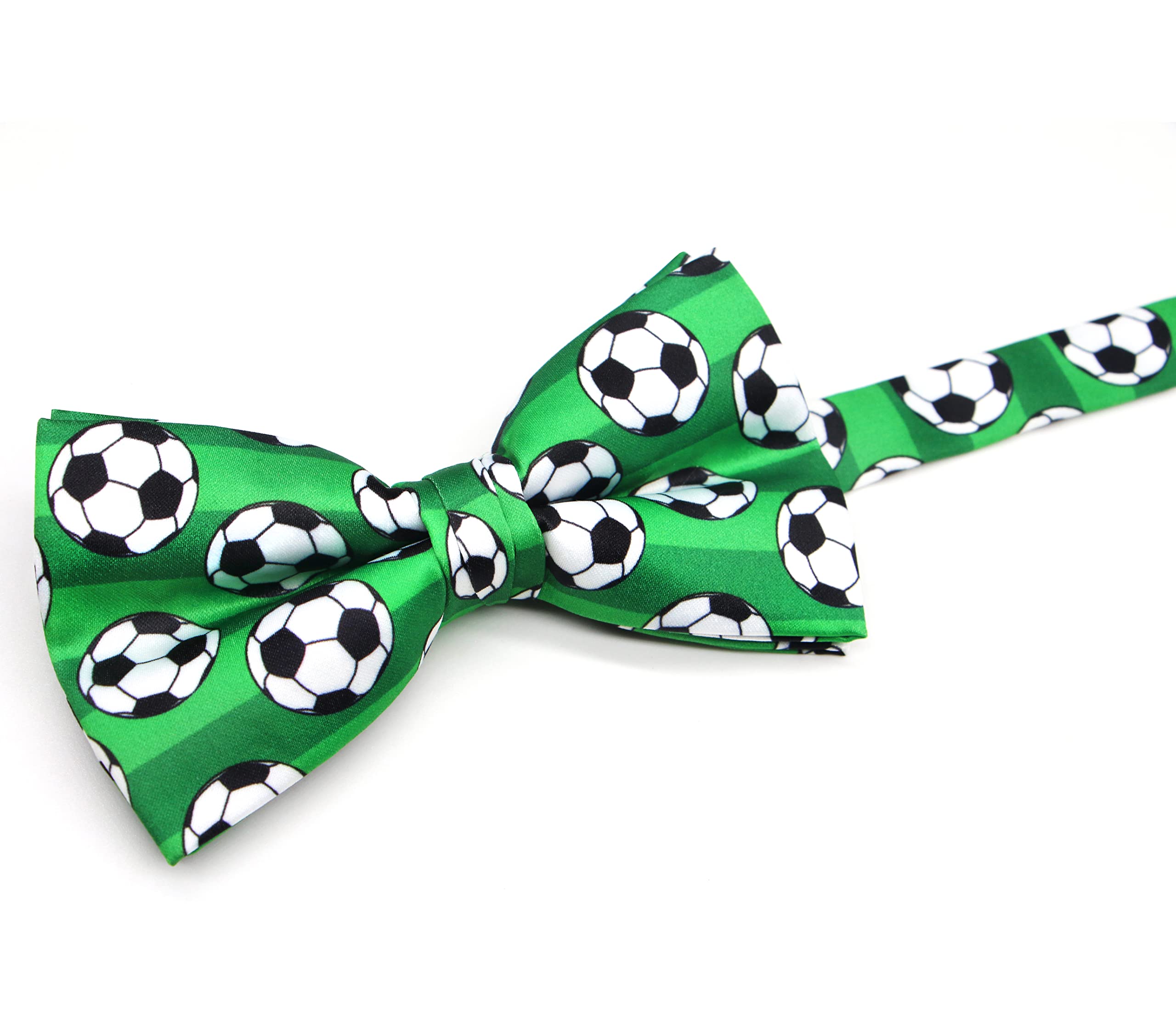 OCIA Holiday Pre-Tied Bowtie St Patricks Day Easter Clover Leaves Festival Fun Pattern Bow tie for Mens - Image 3