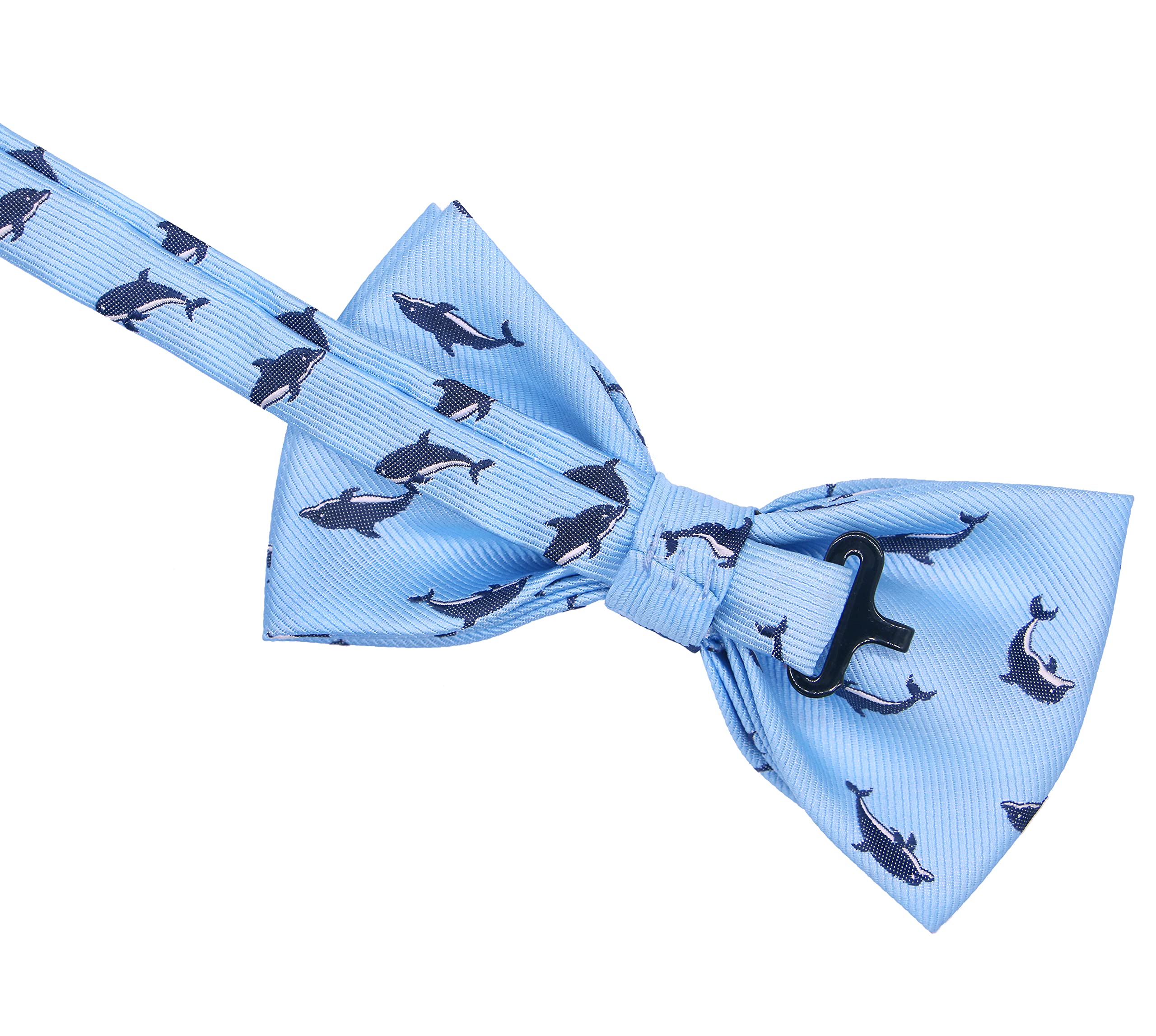OCIA Men's Fun Pattern Pre-Tied Bow Tie Animal Music Plaid Floral Bowtie for Mens Boys - Image 3
