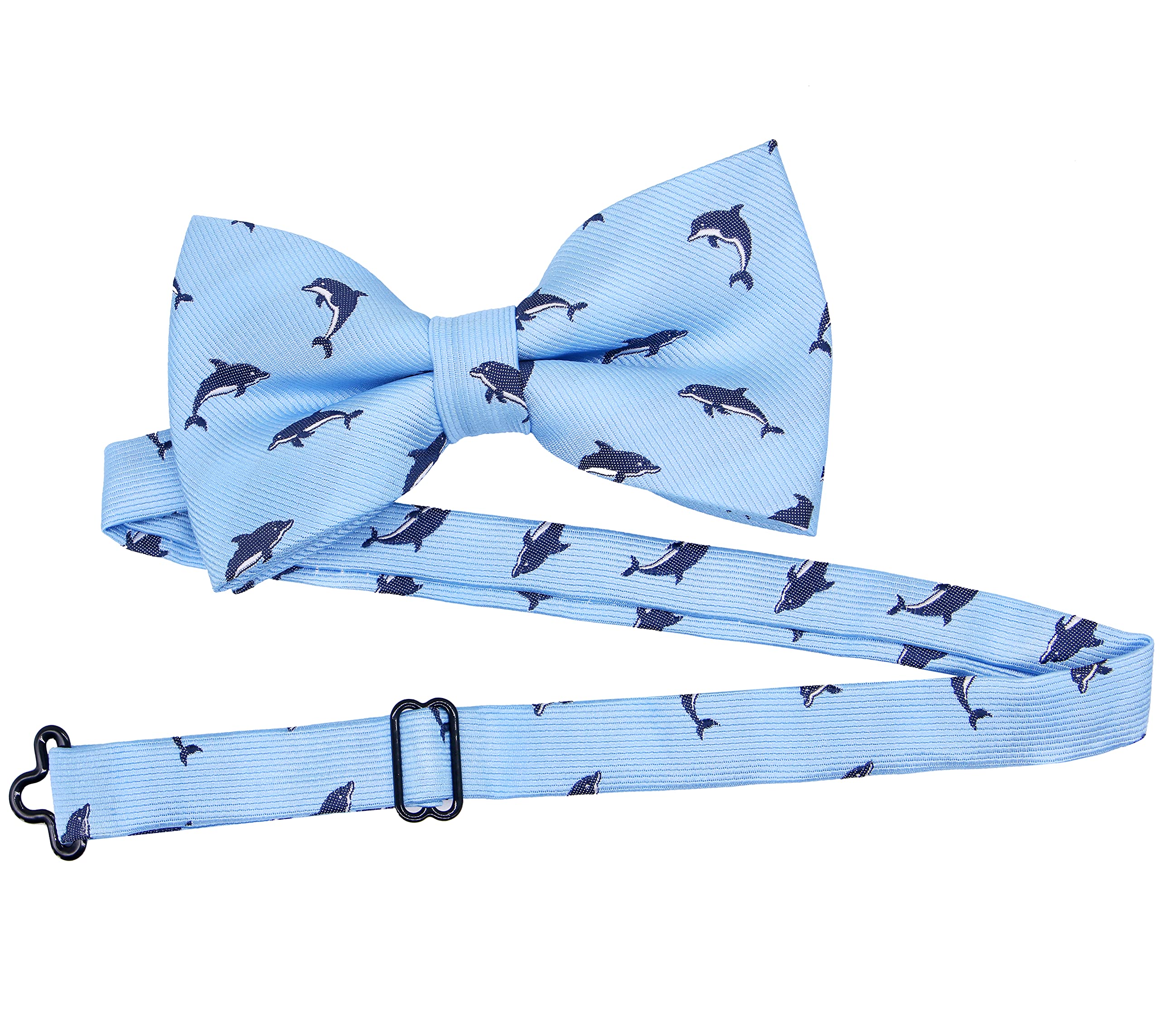 OCIA Men's Fun Pattern Pre-Tied Bow Tie Animal Music Plaid Floral Bowtie for Mens Boys - Image 4