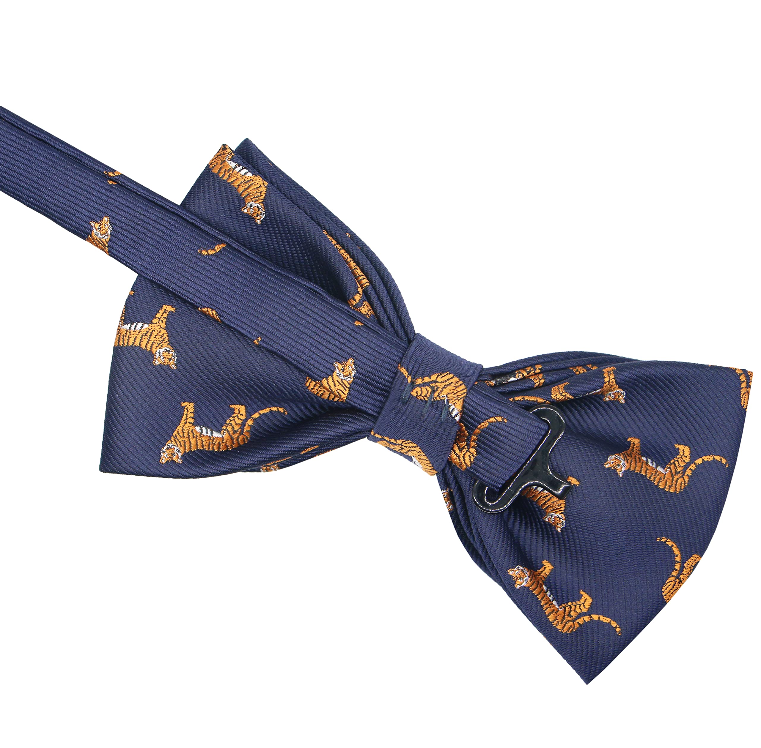 OCIA Men's Fun Pattern Pre-Tied Bow Tie Animal Music Plaid Floral Bowtie for Mens Boys - Image 3