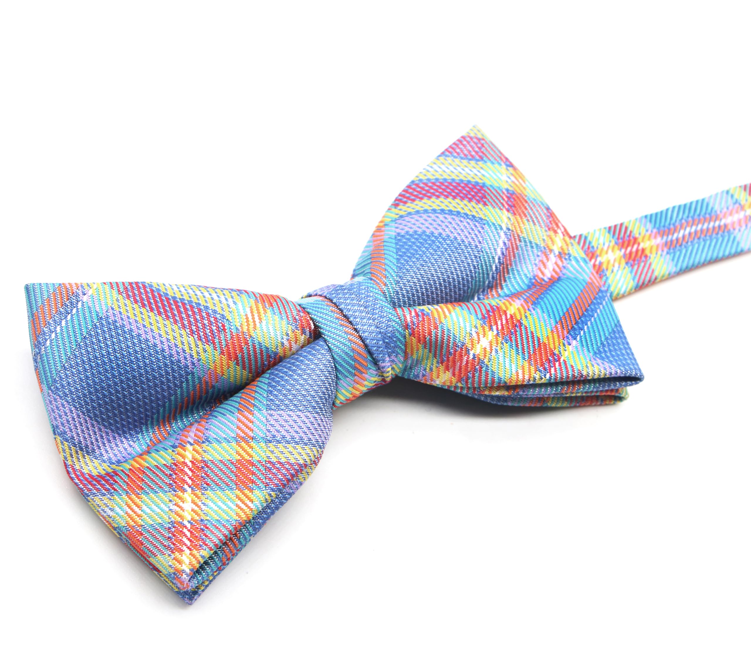 OCIA Men's Fun Pattern Pre-Tied Bow Tie Animal Music Plaid Floral Bowtie for Mens Boys - Image 3