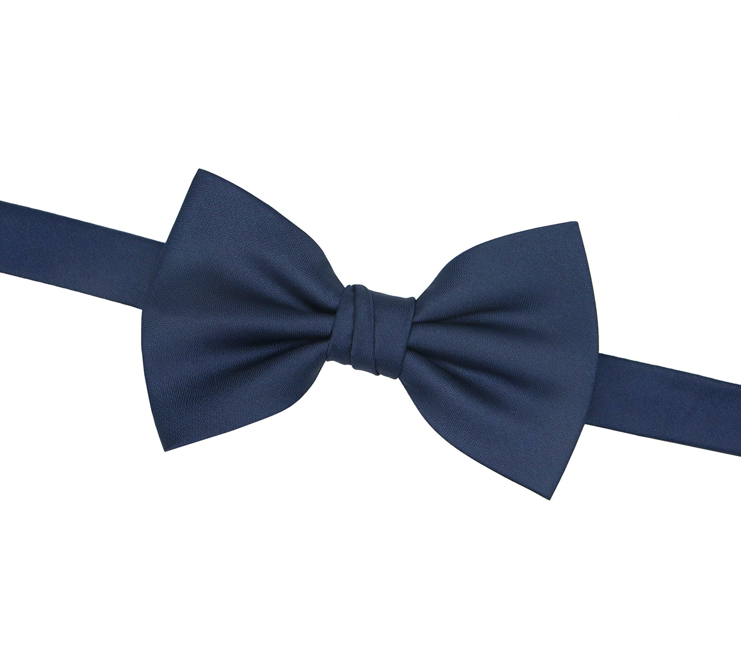 OCIA Mens Pre-tied Solid Bowtie Adjustable Formal Tuxedo Bow Tie for Wedding Party - Image 4