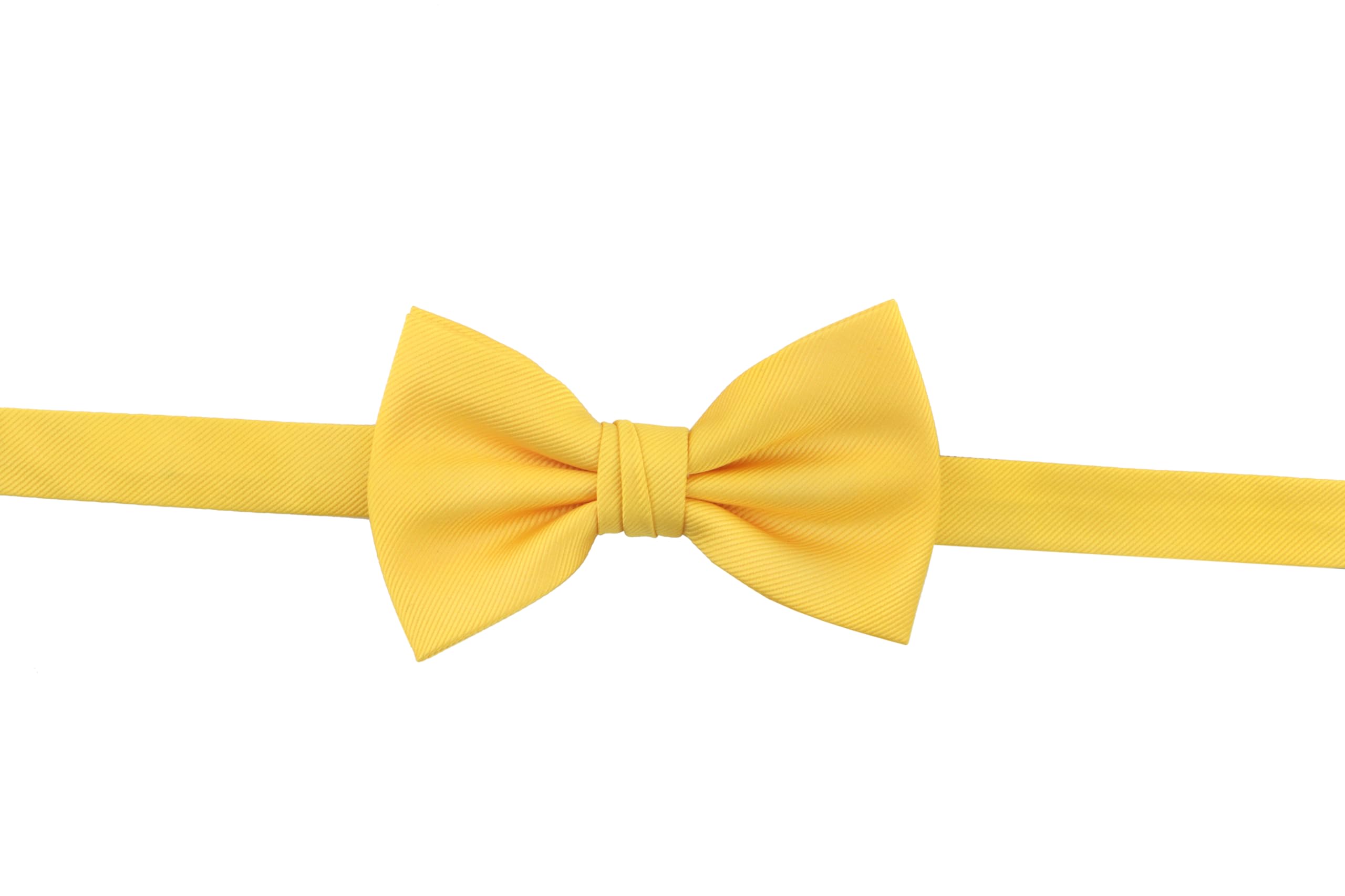 OCIA Mens Pre-tied Solid Bowtie Adjustable Formal Tuxedo Bow Tie for Wedding Party - Image 5